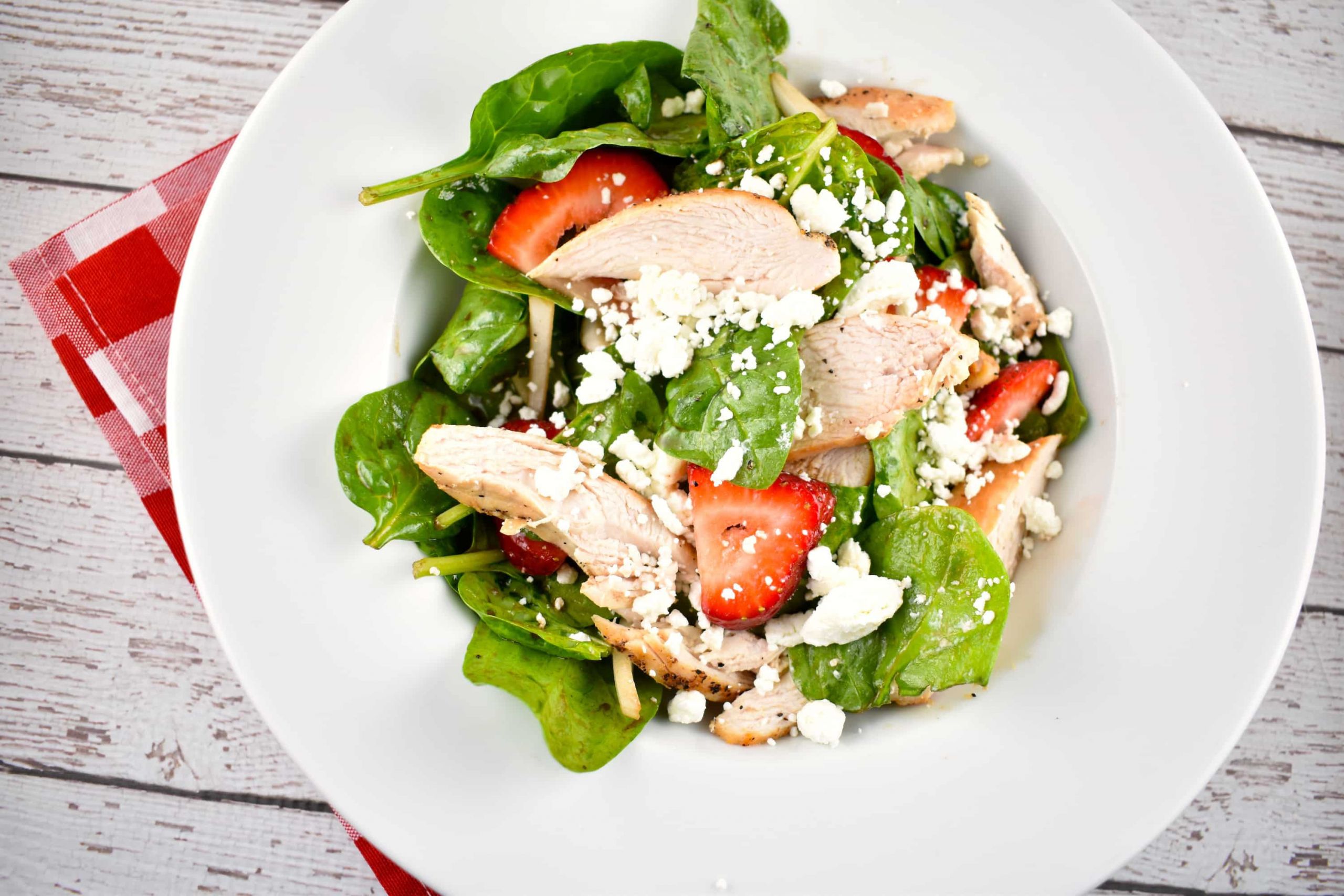 Chicken Spinach Salad
 Grilled Chicken Spinach and Strawberry Salad Recipe 5