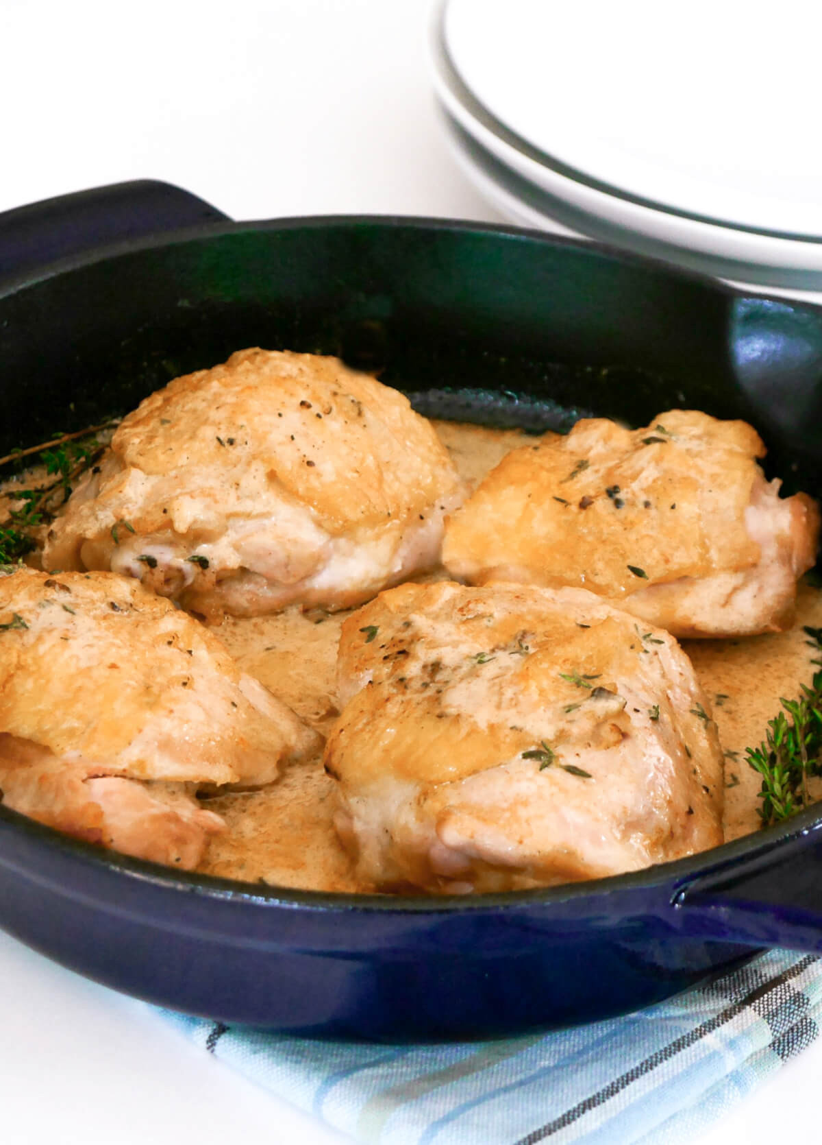 Chicken Thigh Dinner Recipes
 Easy Keto Dijon Chicken Thighs