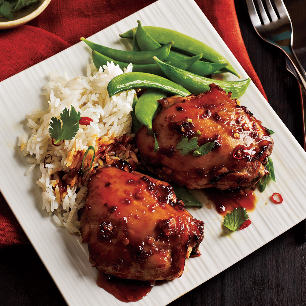 Chicken Thigh Dinner Recipes
 Asian Glazed Chicken Thighs Recipe