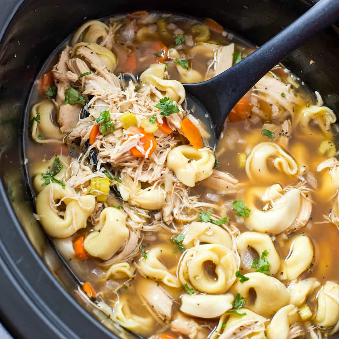 Chicken Tortellini Soup Recipe
 Crock Pot Chicken Tortellini Soup ⋆ Real Housemoms