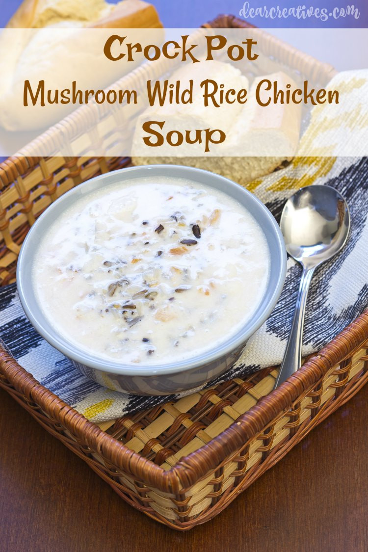 Chicken Wild Rice Mushroom Soup
 Crockpot Mushroom Wild Rice Chicken Soup Recipe