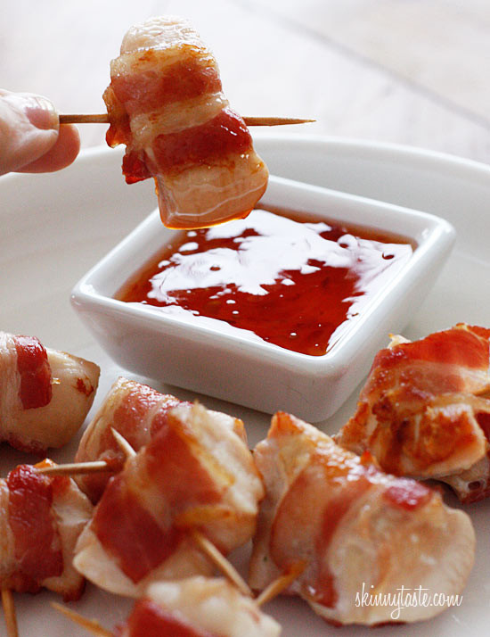 Chicken Wrapped In Bacon Appetizers
 Bacon Wrapped Chicken Bites