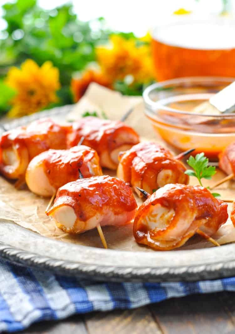 Chicken Wrapped In Bacon Appetizers
 3 Ingre nt Bacon Wrapped Chicken Bites The Seasoned Mom
