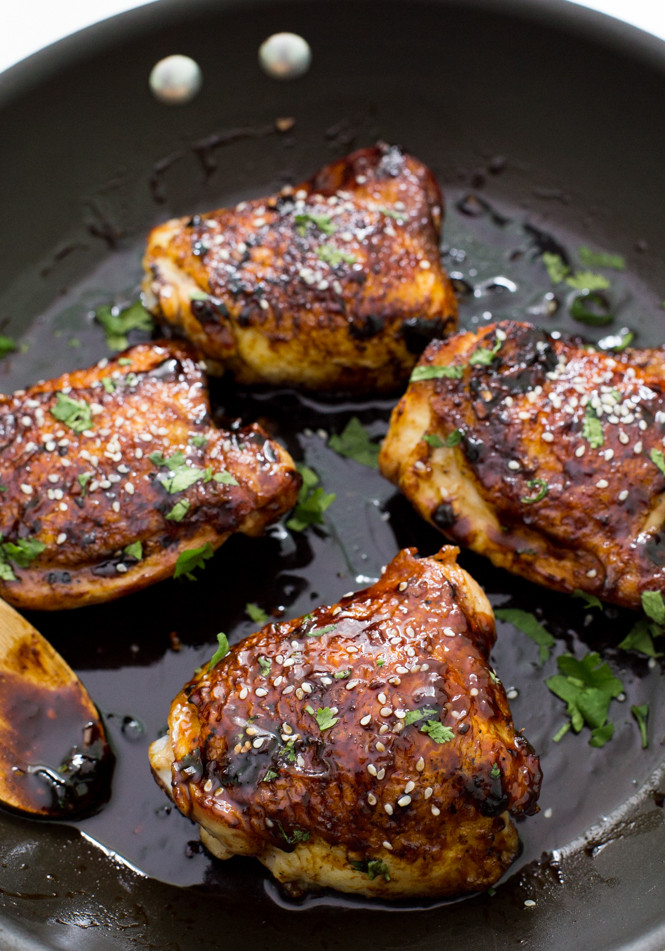 Chinese Chicken Thighs Recipes
 Sticky Asian Chicken Thighs