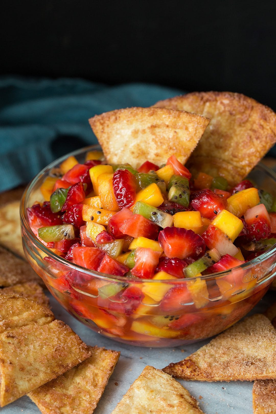 Chips And Salsa Recipe
 Fruit Salsa with Cinnamon Tortilla Chips Cooking Classy