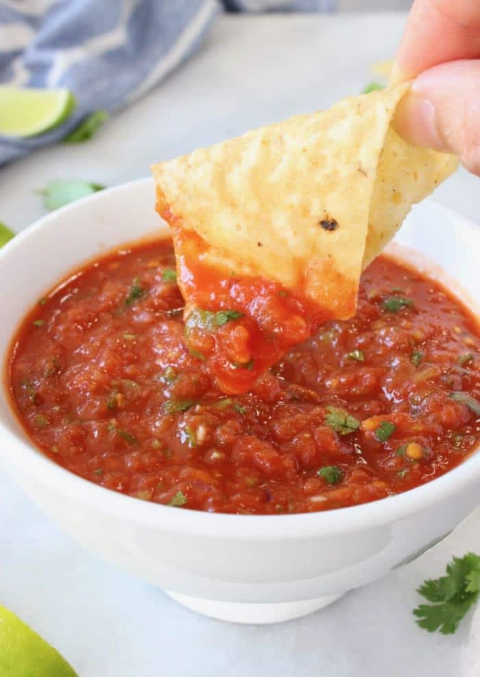 Chips And Salsa Recipe
 the Best Red Salsa Recipe • Veggie Society