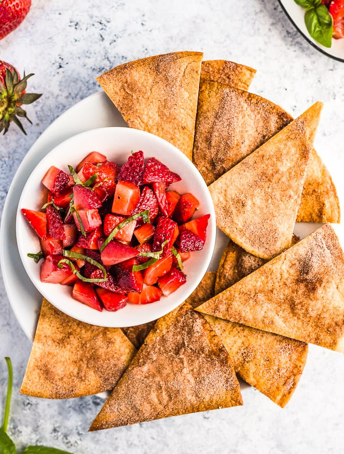 Chips And Salsa Recipe
 Strawberry Salsa with Cinnamon Tortilla Chips Easy Fruit
