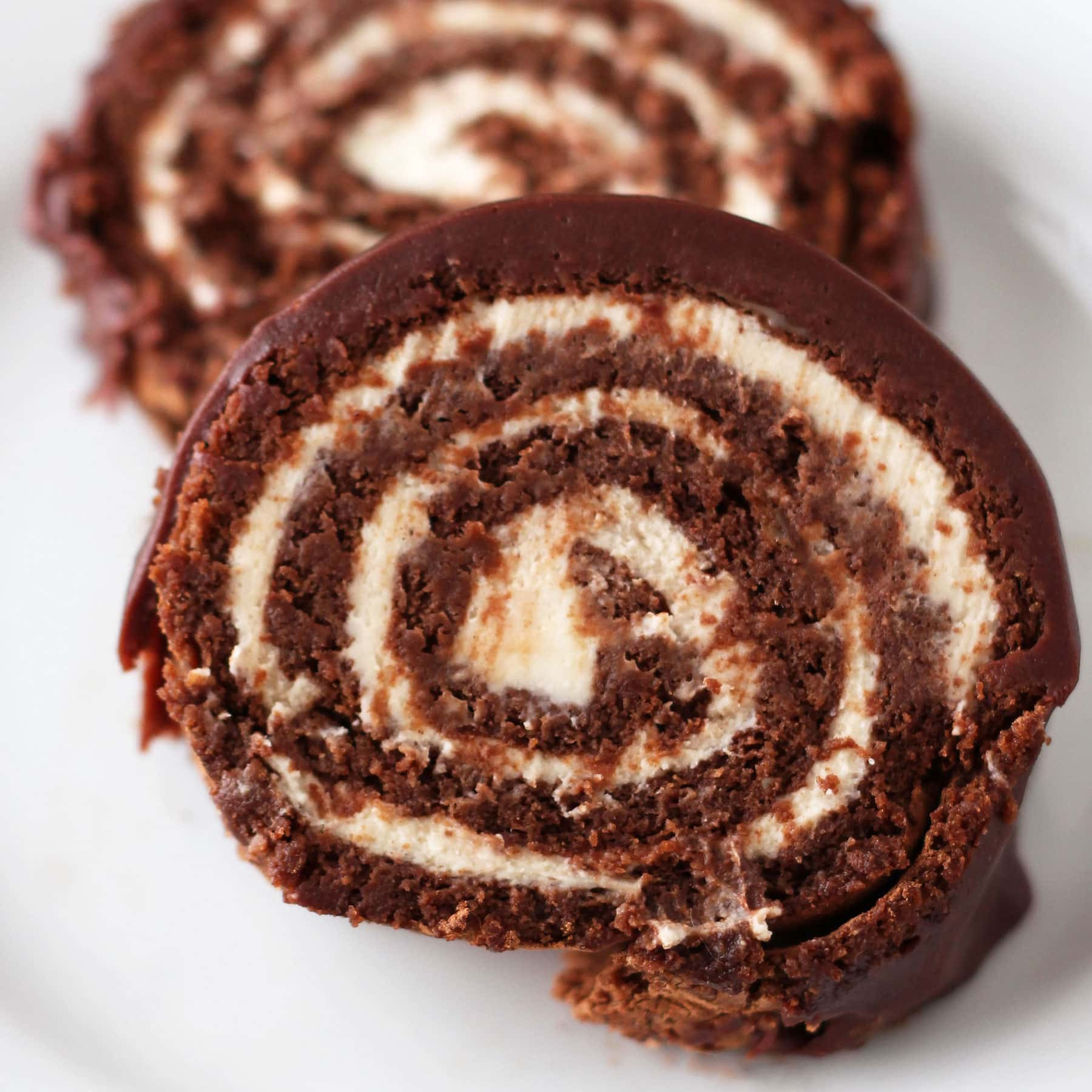Chocolate Cake Roll With Cream Cheese Filling
 chocolate roll cake with cream cheese filling