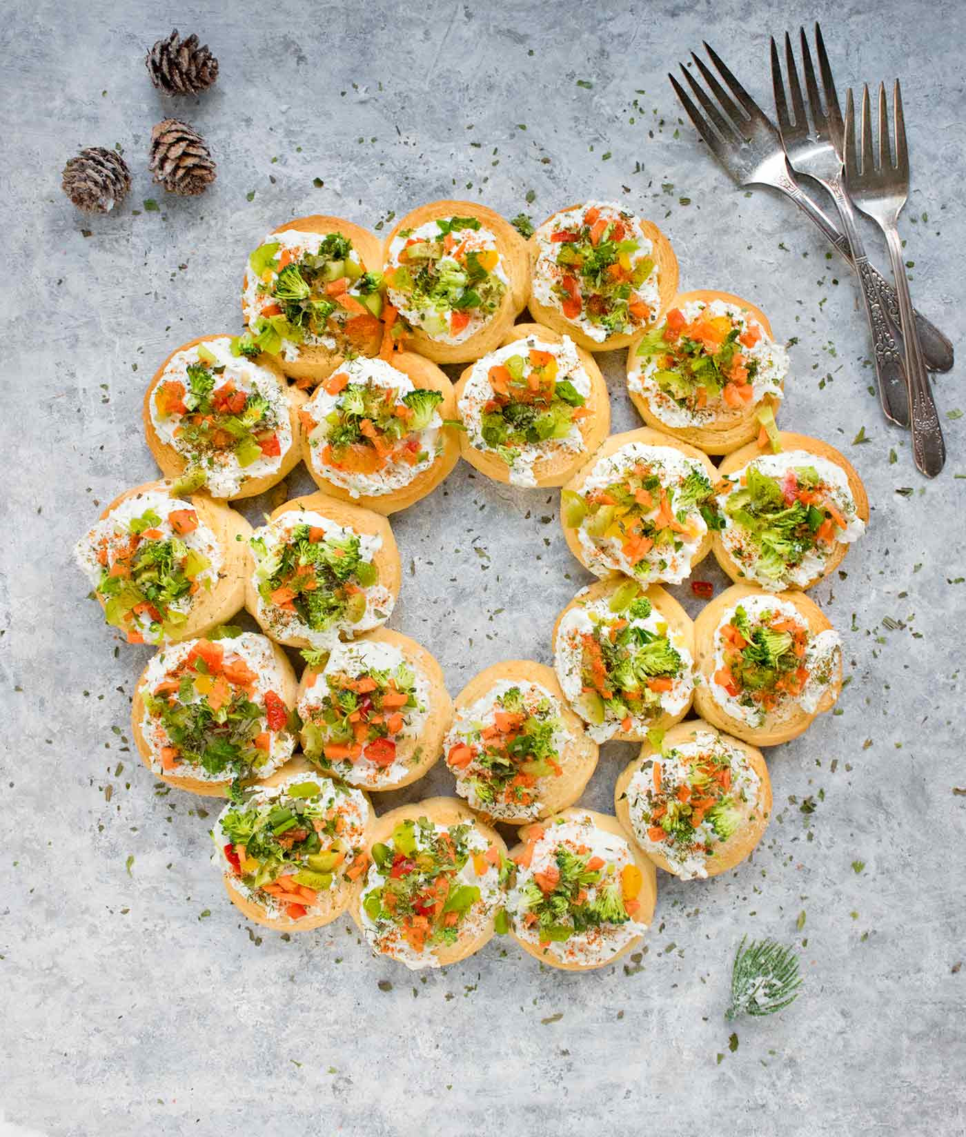 Christmas Appetizers On Pinterest
 Christmas Wreath Appetizers