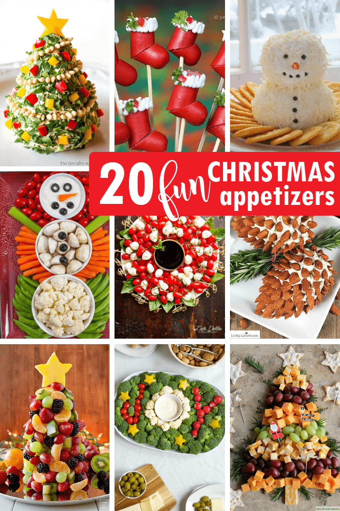 Christmas Appetizers Pinterest
 CHRISTMAS APPETIZERS 20 creative and fun holiday appetizers