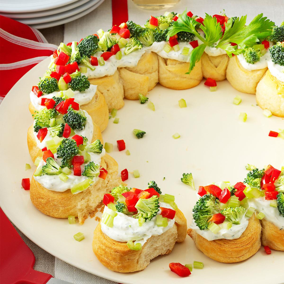 Christmas Cold Appetizers
 Appetizer Wreath Recipe