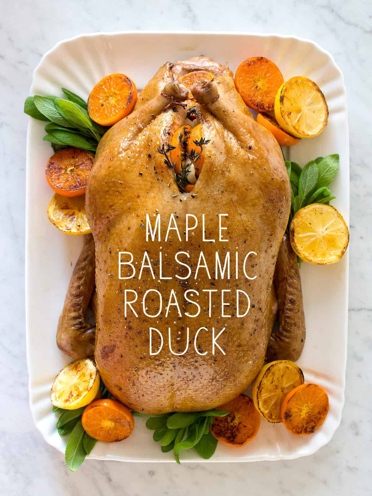Christmas Duck Recipes
 Maple Balsamic Roasted Duck