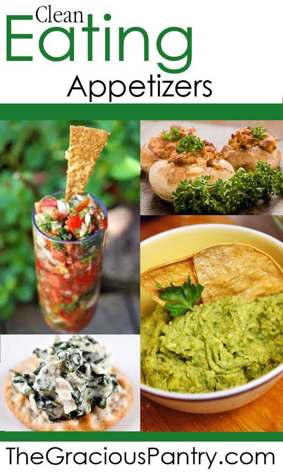 Clean Eating Appetizers
 Appetizers With images