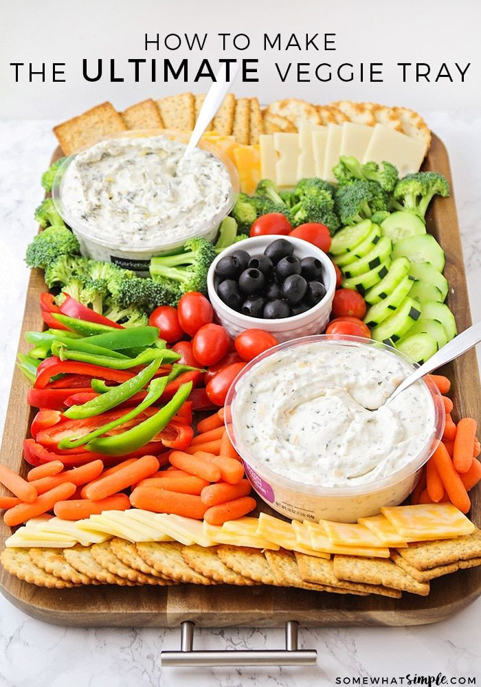 Clean Eating Appetizers
 Ultimate Ve able Tray Recipe