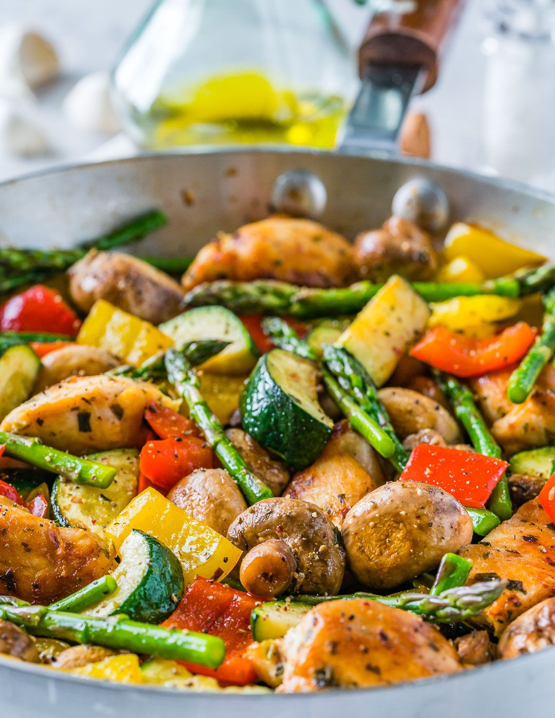 Clean Eating Recipes Chicken
 e Pan Italian Chicken Skillet Recipe