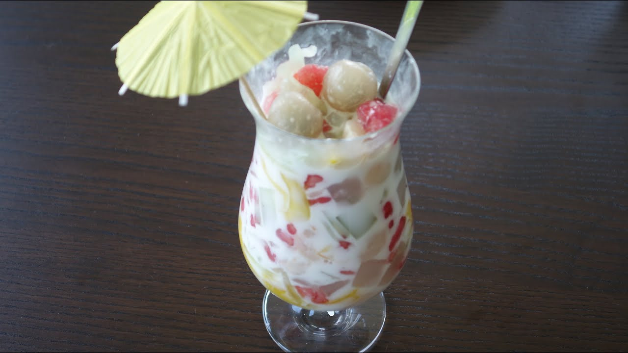 Coconut Milk Dessert Recipes
 Chè Thái Mixed Fruits in Coconut Milk Dessert Recipe