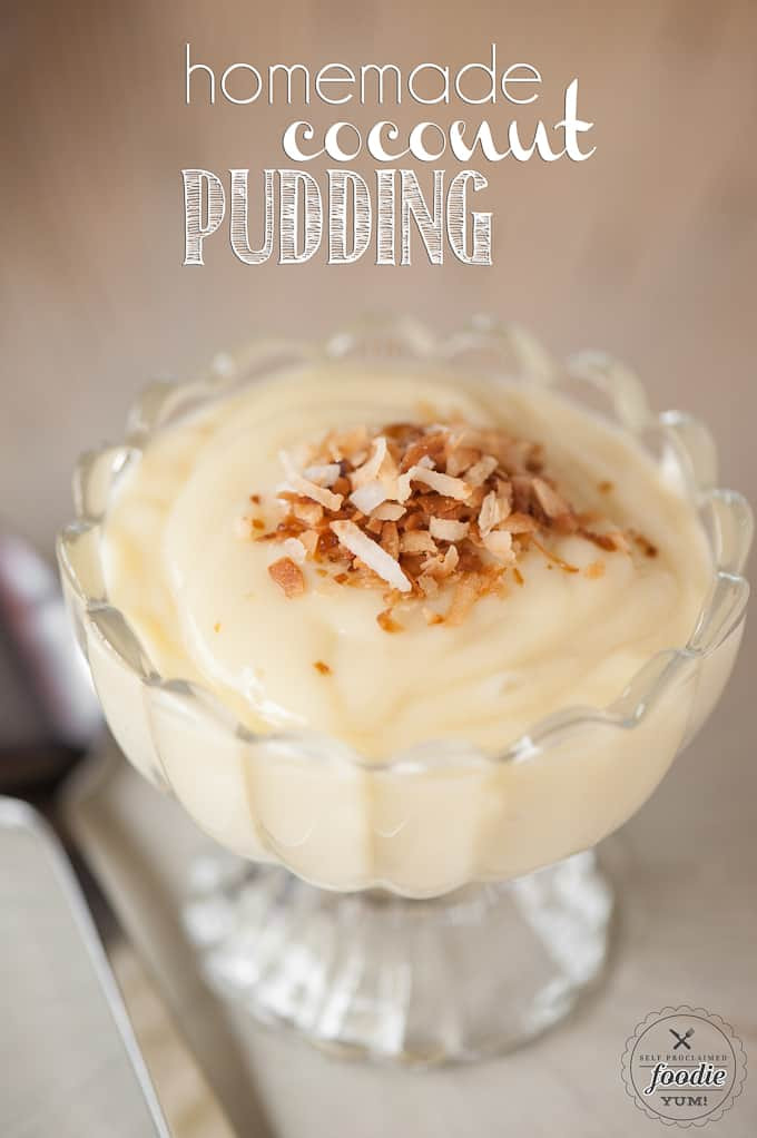 Coconut Milk Dessert Recipes
 Homemade Dairy Free Coconut Pudding