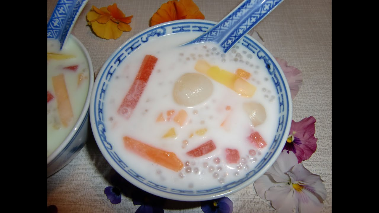 Coconut Milk Dessert Recipes
 Coconut milk tapioca pearl dessert Sago 椰奶西米露