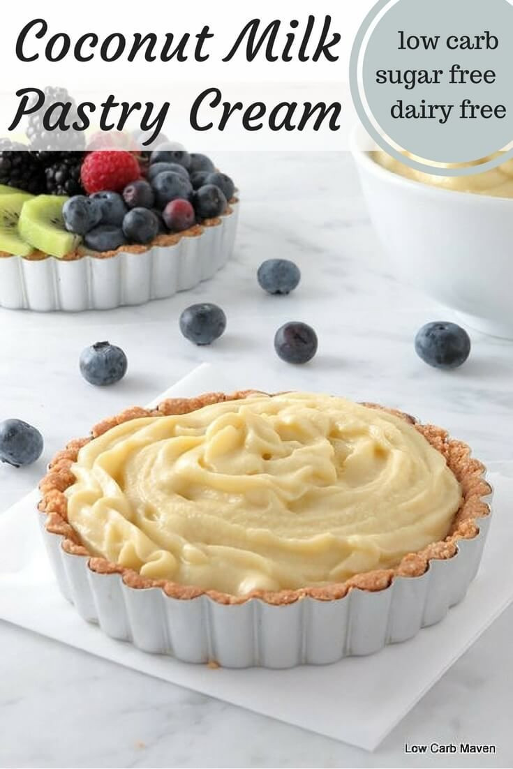 Coconut Milk Dessert Recipes
 Dairy free coconut milk pastry cream is a great low carb