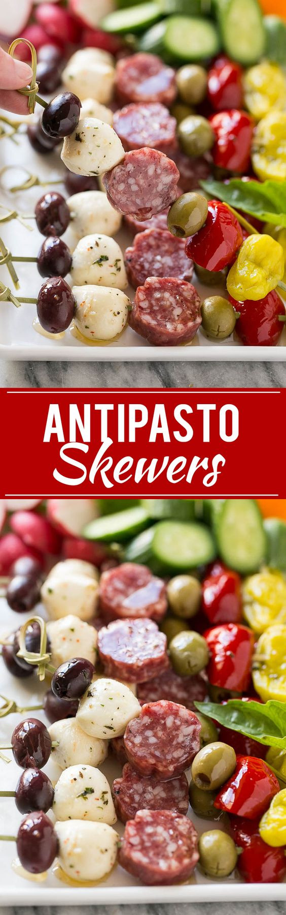 Cold Italian Appetizers
 Antipasto Skewers An assortment of Italian meats