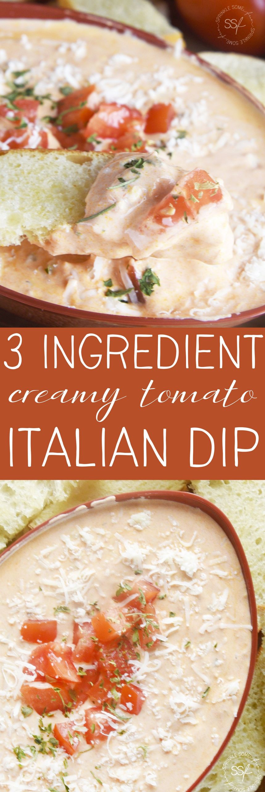 Cold Italian Appetizers
 3 Ingre nt Creamy Tomato Italian Dip Recipe
