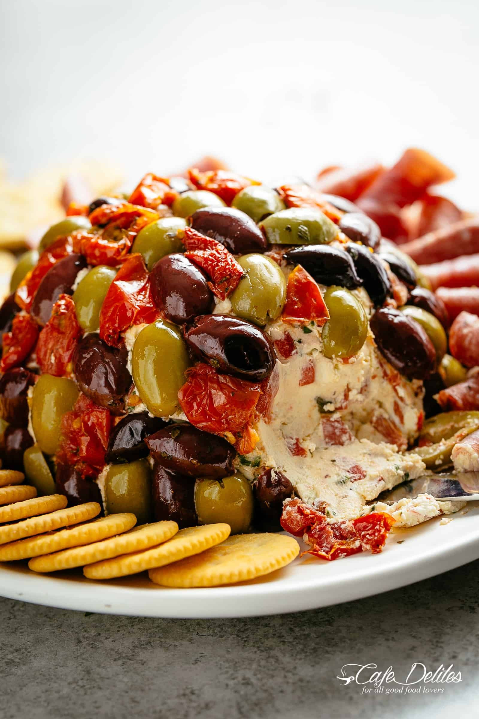 Cold Italian Appetizers
 Antipasto Cheese Ball cafedelites