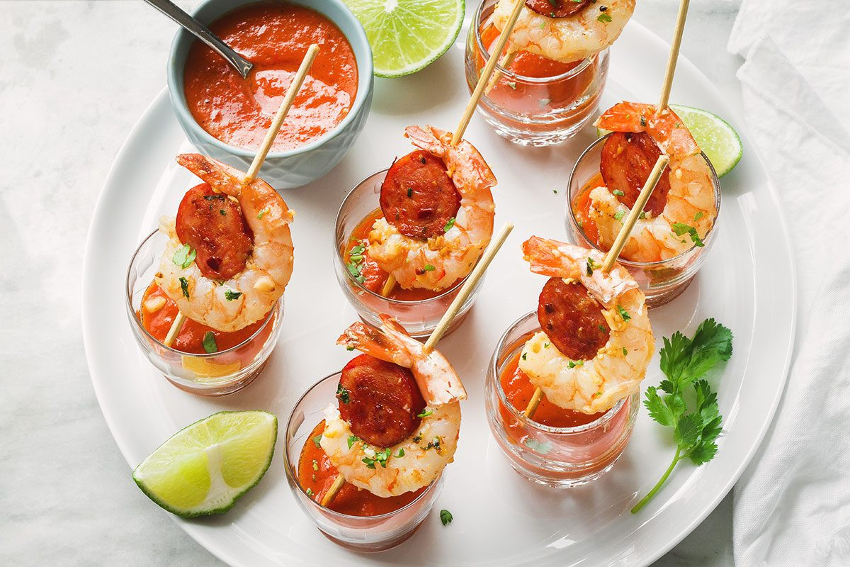 Cold Shrimp Appetizers
 Shrimp and Chorizo Appetizers Recipe — Eatwell101