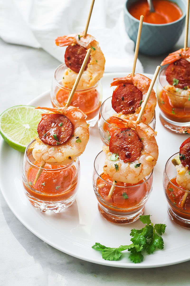 Cold Shrimp Recipes Appetizers
 Shrimp and Chorizo Appetizers Recipe — Eatwell101