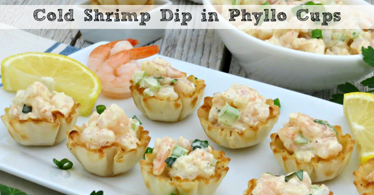 Cold Shrimp Recipes Appetizers
 Cold Shrimp Dip in Phyllo Cups