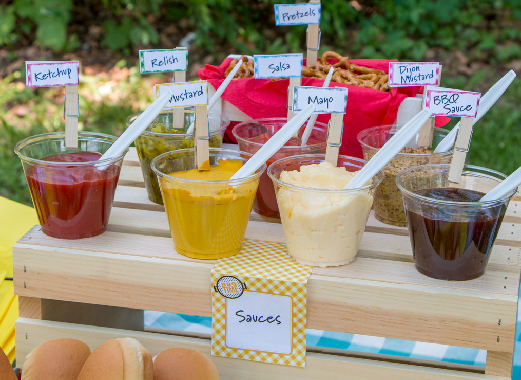 Condiments For Hot Dogs
 Cookout Party Series Hot Dog Toppings Bar Blog