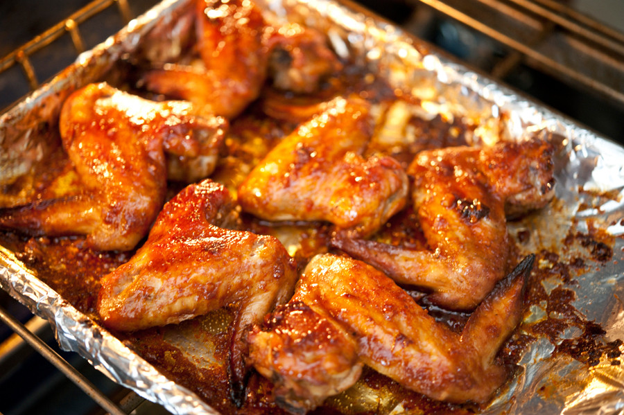 Cook Chicken Wings
 Oven Baked Wings with Sweet BBQ Sauce