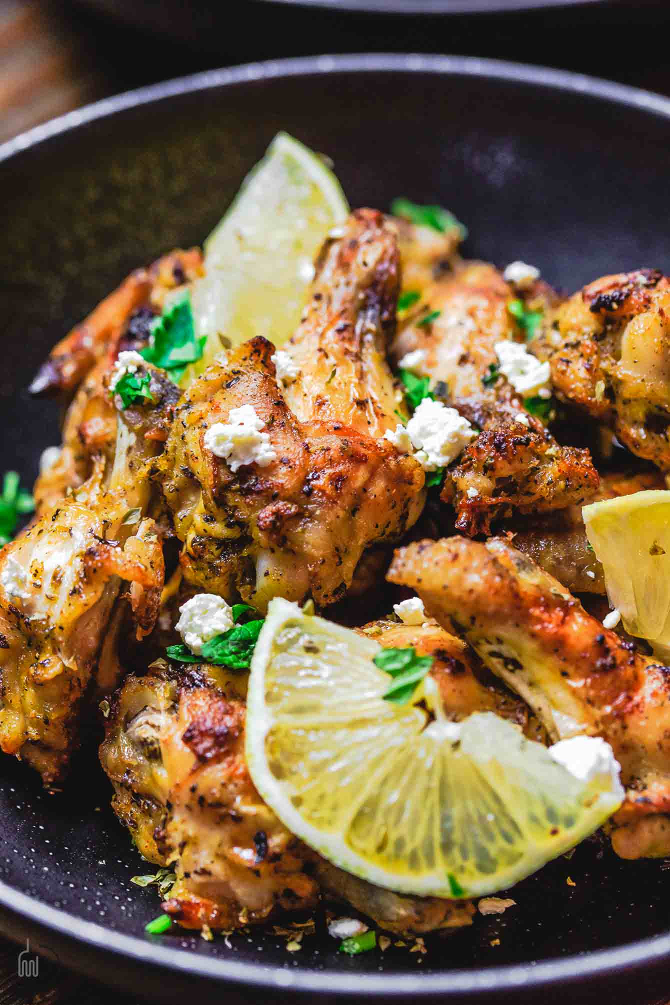 Cook Chicken Wings
 Greek Baked Chicken Wings Recipe with Tzatziki Sauce