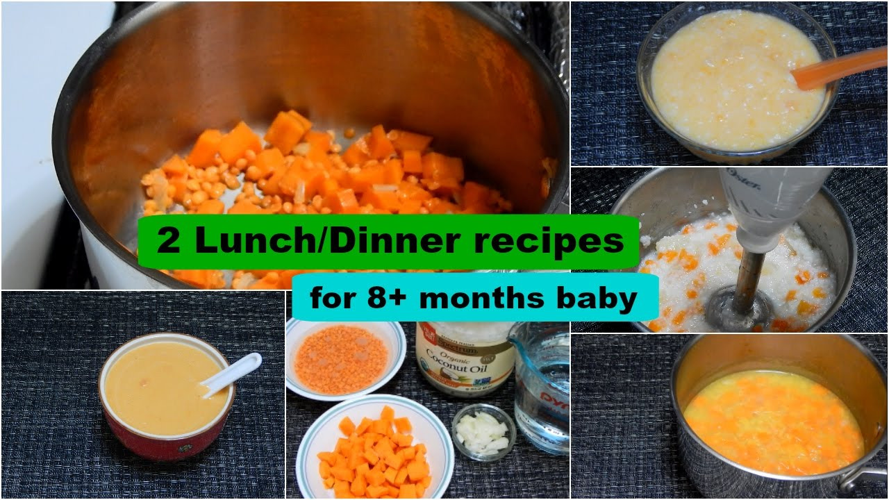 Cooking For Two
 2 Lunch Dinner Recipes for 8 months Baby l Healthy Baby