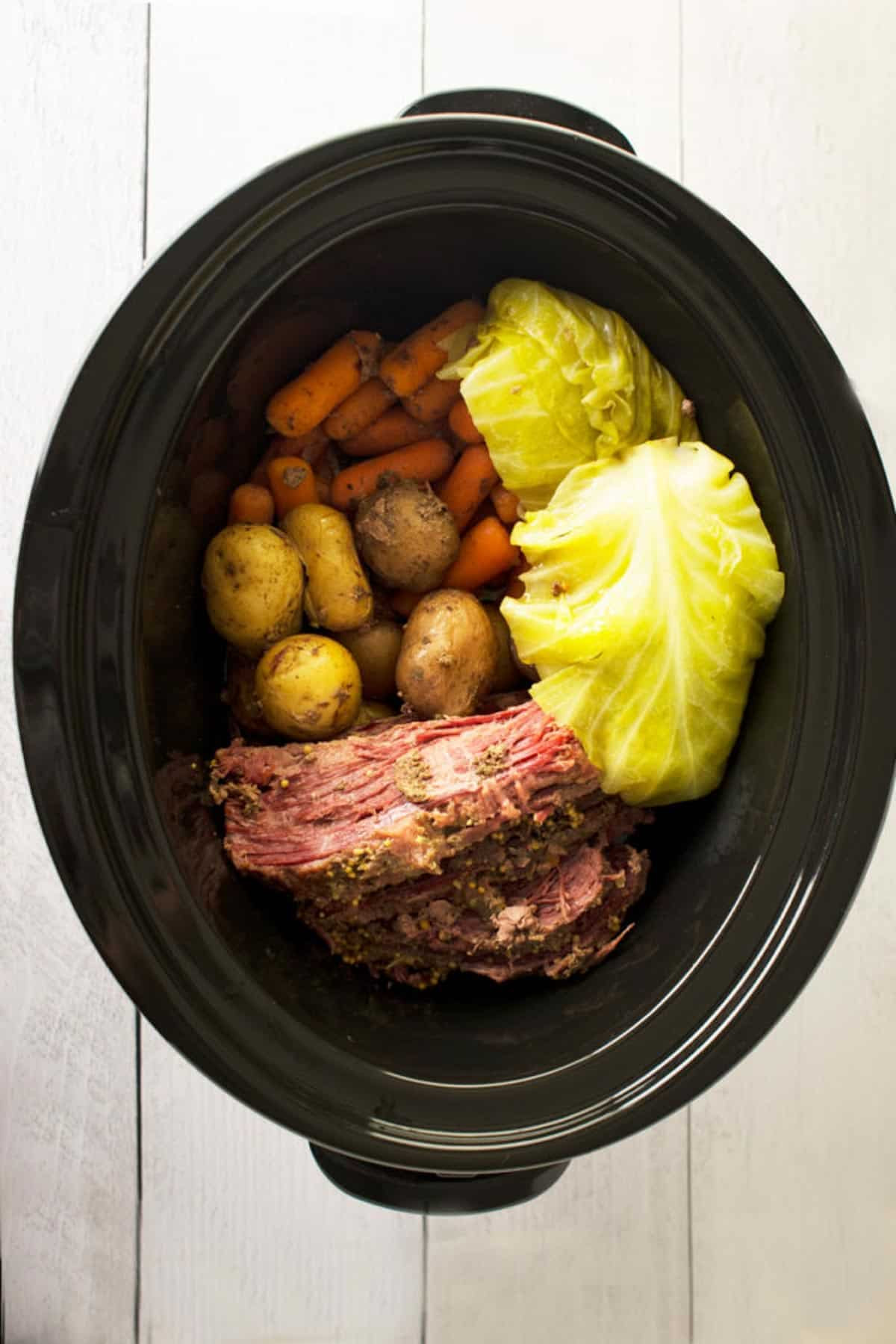 Corned Beef And Cabbage Recipe Crock Pot
 Homemade Corned Beef and Cabbage Crock Pot Recipe