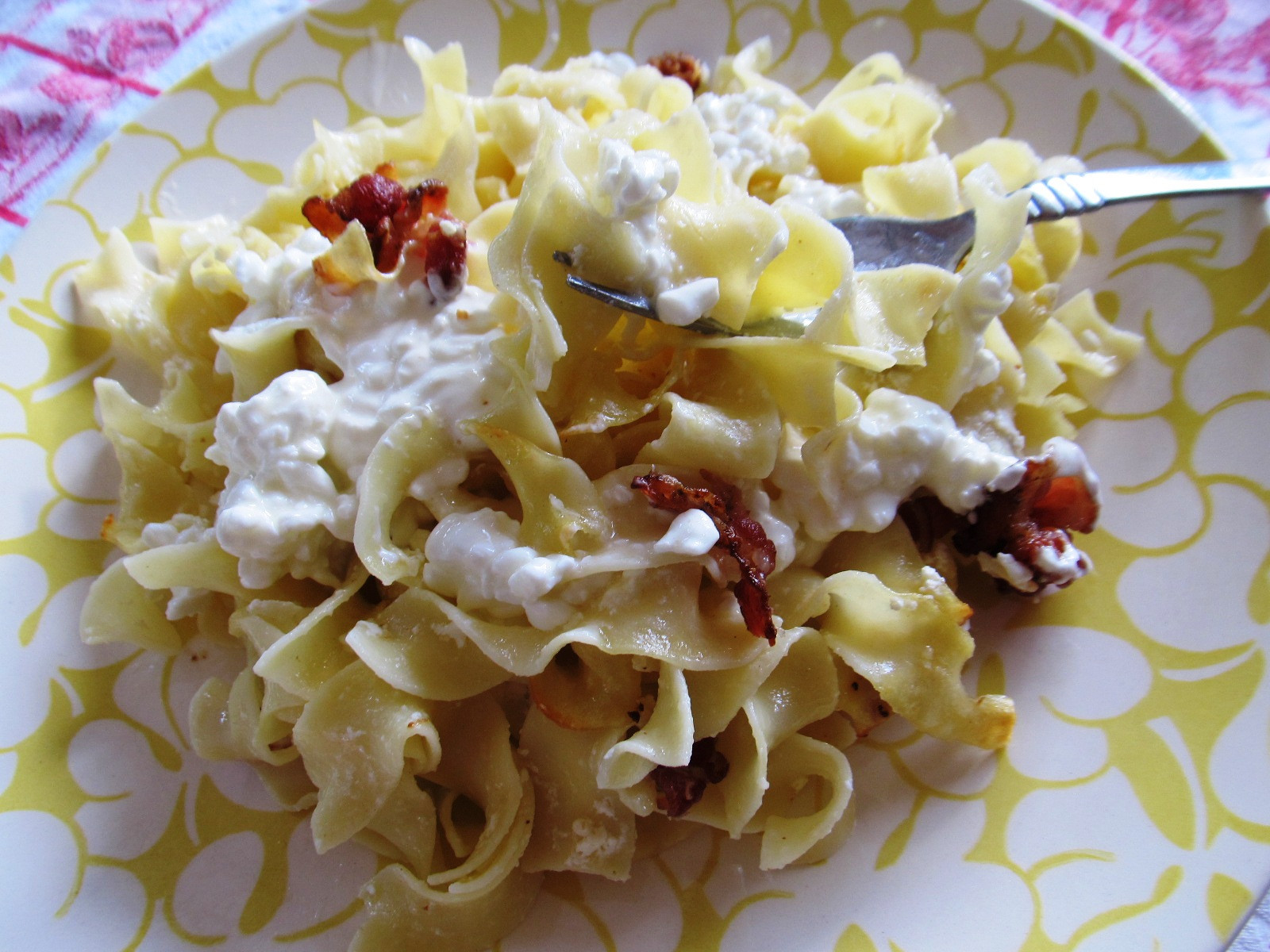 Cottage Cheese And Noodles
 Food and Thrift Hungarian Cottage Cheese Noodles d a
