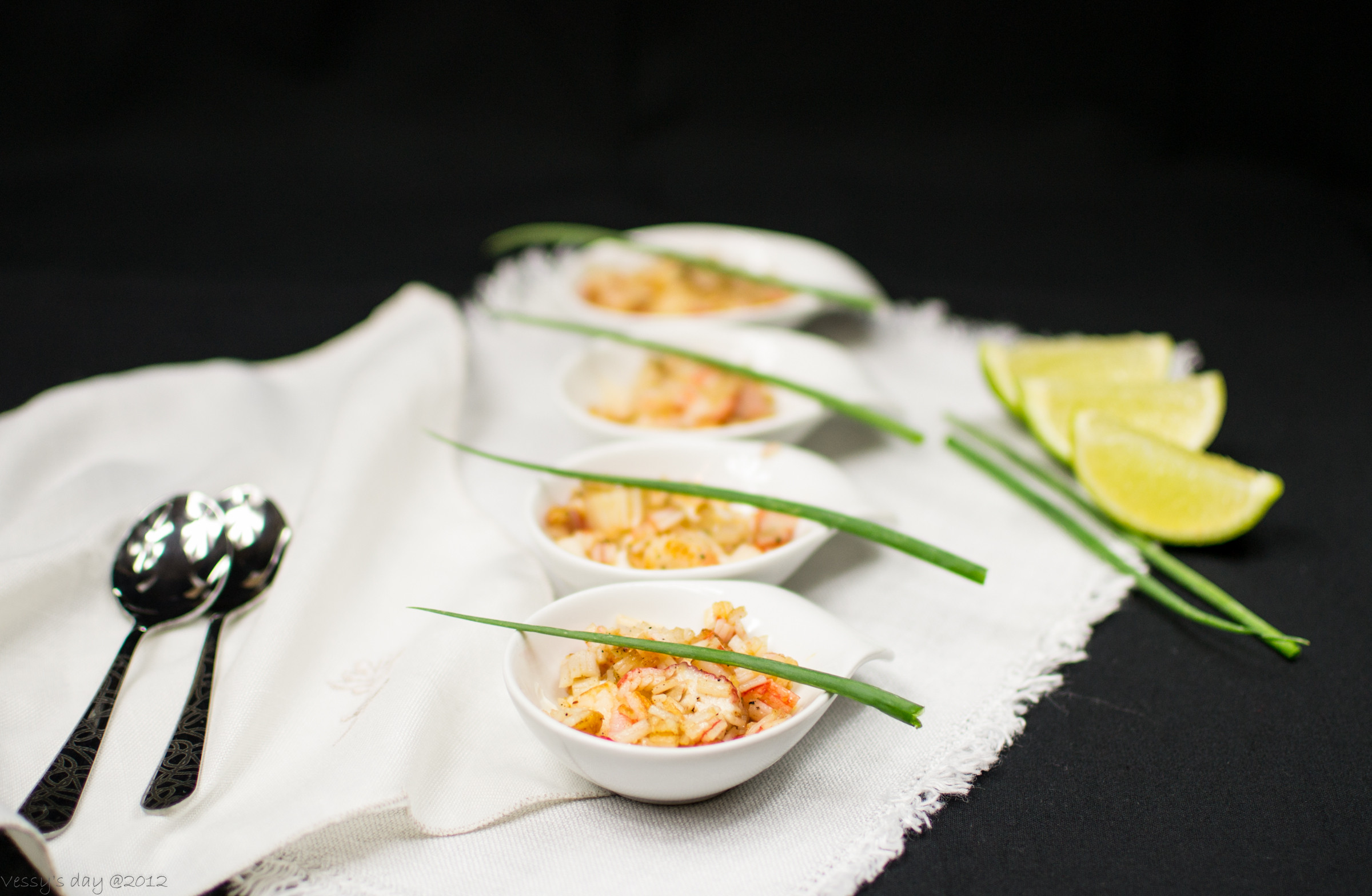 Crab Meat Appetizer
 Crab meat and cream cheese appetizer