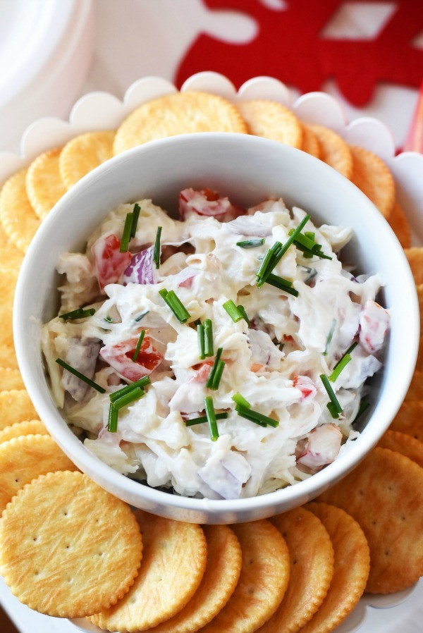Crab Meat Appetizer
 Real Crab Meat Salad Cracker Appetizer [So Easy and Delicious]