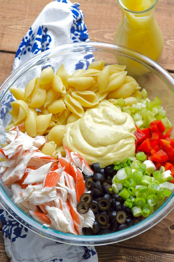 Crab Pasta Salad Recipe
 Crab Pasta Salad Wine & Glue