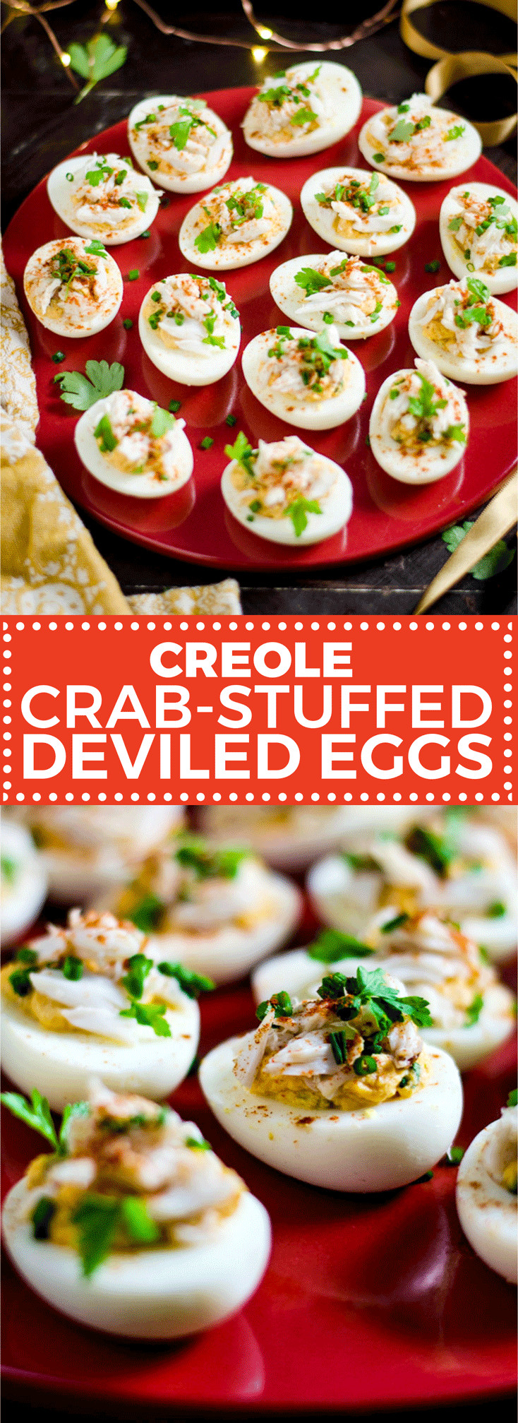 Crab Stuffed Deviled Eggs
 Creole Crab Stuffed Deviled Eggs Host The Toast