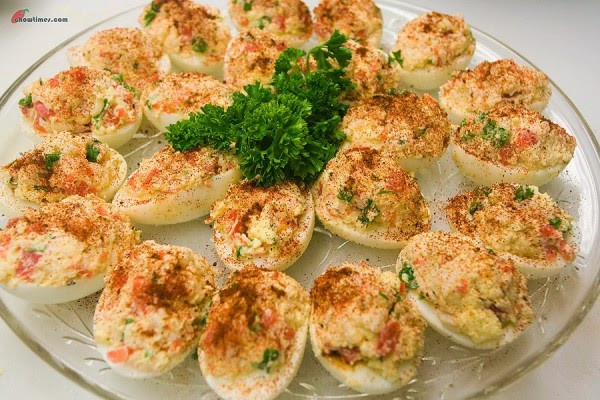 Crab Stuffed Deviled Eggs
 Maryland Meals Chesapeake Bay Crab Stuffed Deviled Eggs