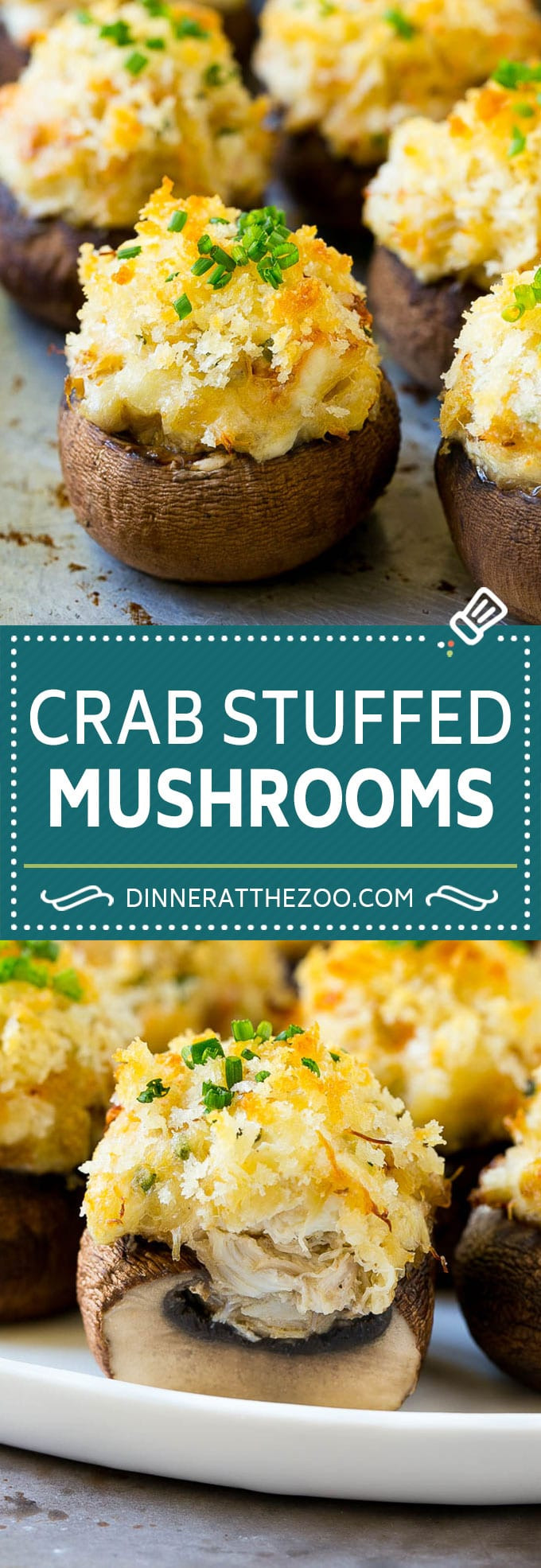 Crab Stuffed Mushroom Recipe
 Crab Stuffed Mushrooms Dinner at the Zoo