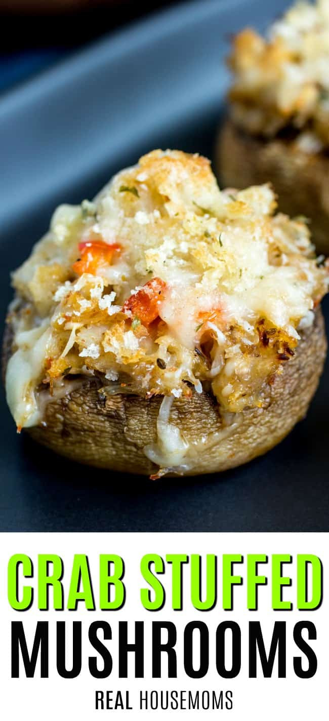 Crab Stuffed Mushroom Recipe
 Crab Stuffed Mushrooms ⋆ Real Housemoms