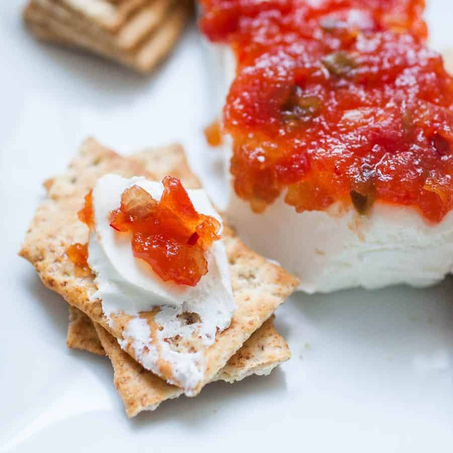Cream Cheese Appetizers
 Pepper Jelly Cream Cheese Appetizer