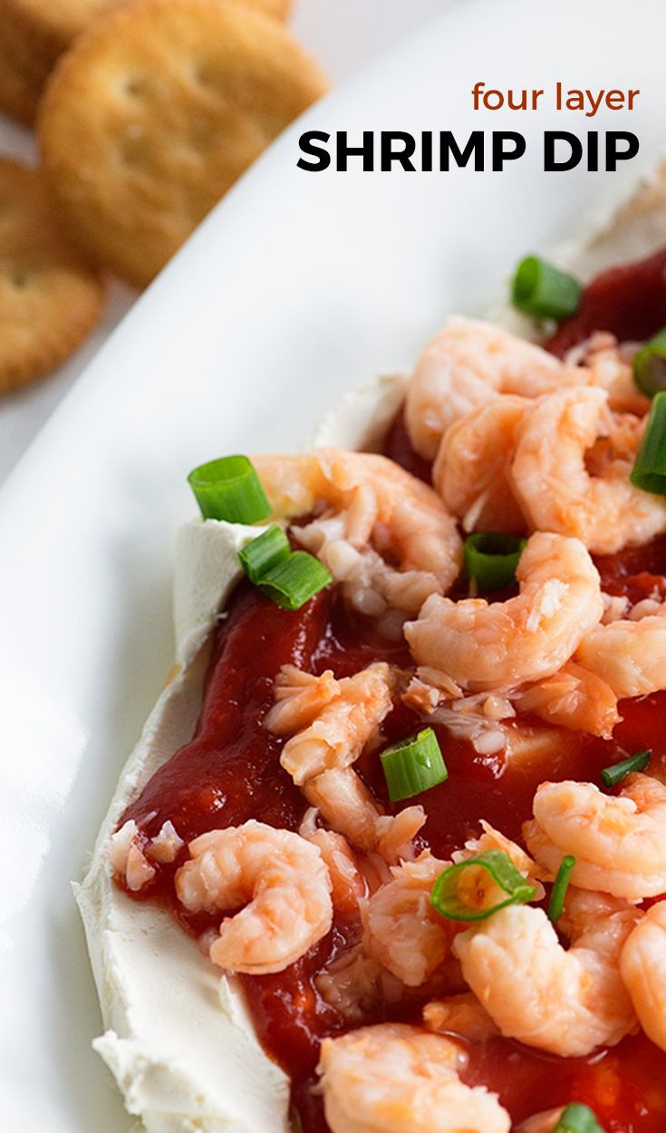 Cream Cheese Shrimp Appetizer
 Four Layer Shrimp Dip Recipe in 2019
