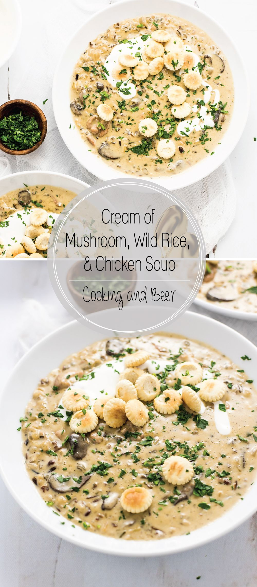 Cream Of Mushroom Soup Chicken Recipe
 Cream of Mushroom Wild Rice and Chicken Soup