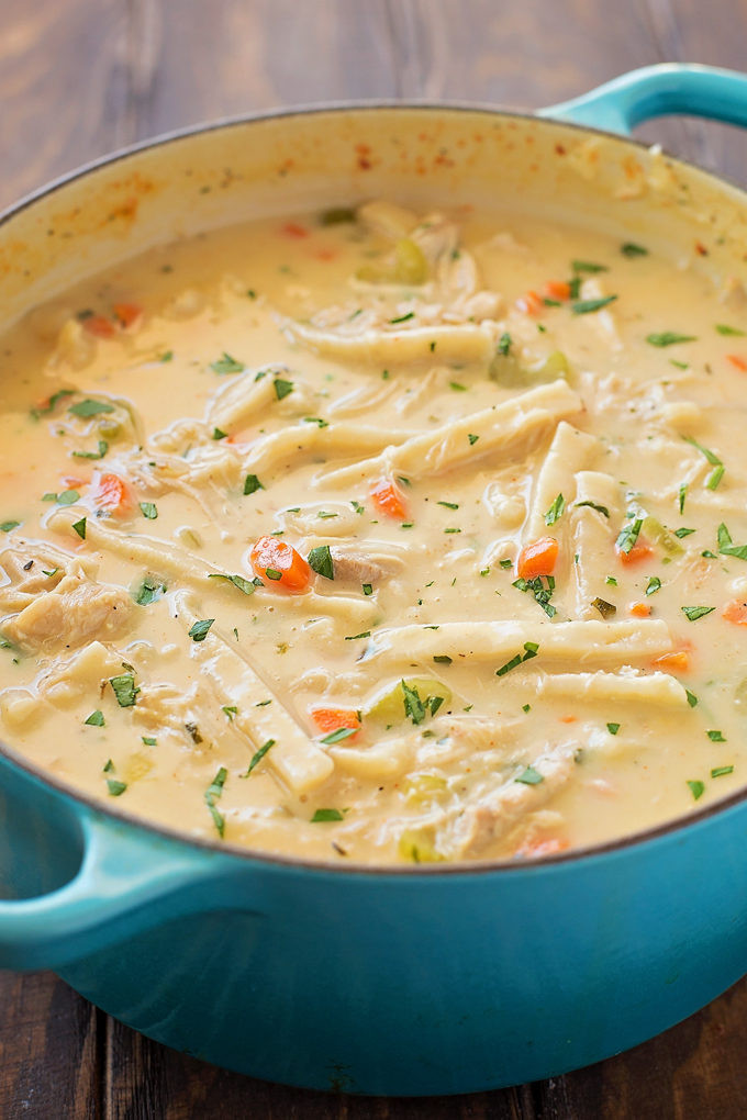 Creamy Chicken And Egg Noodles
 Creamy Chicken Noodle Soup Recipe Life Made Simple