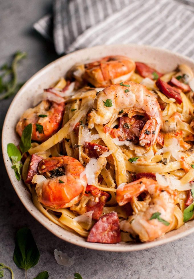 30 Of the Best Ideas for Creamy Shrimp and Mushroom Pasta - Best ...