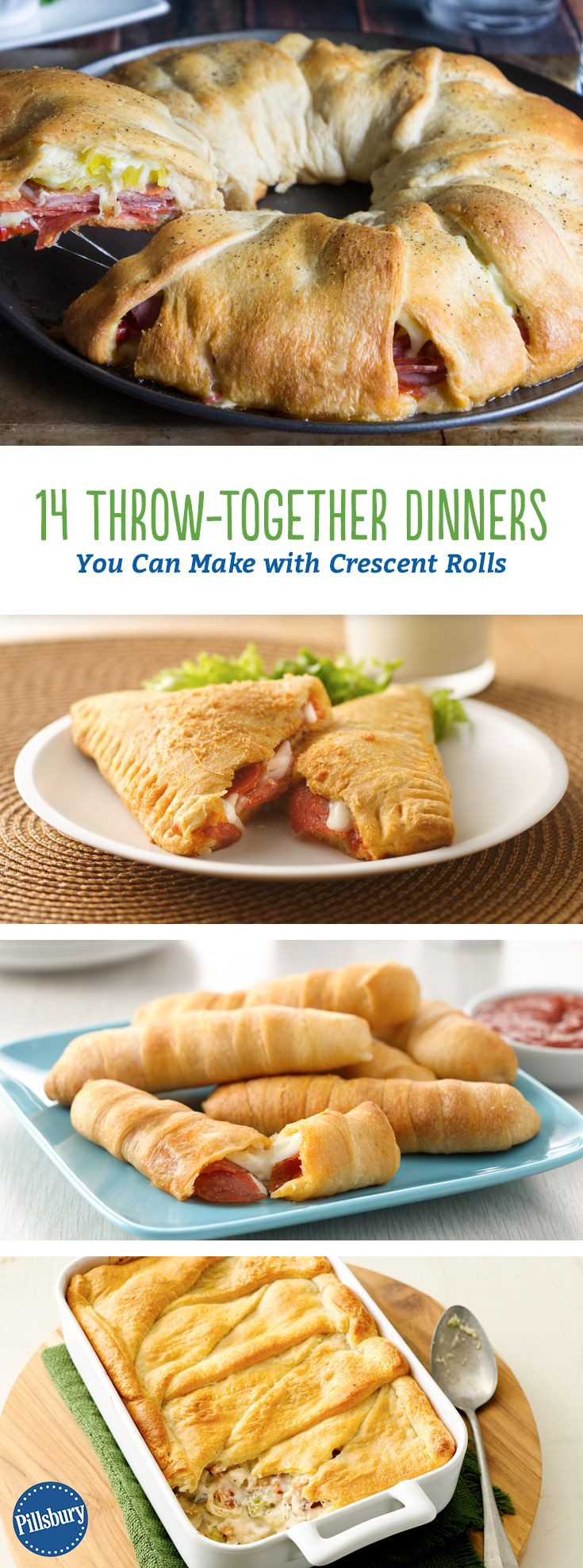 Crescent Roll Dinner Recipes
 17 Throw To her Dinners You Can Make with Crescent Rolls