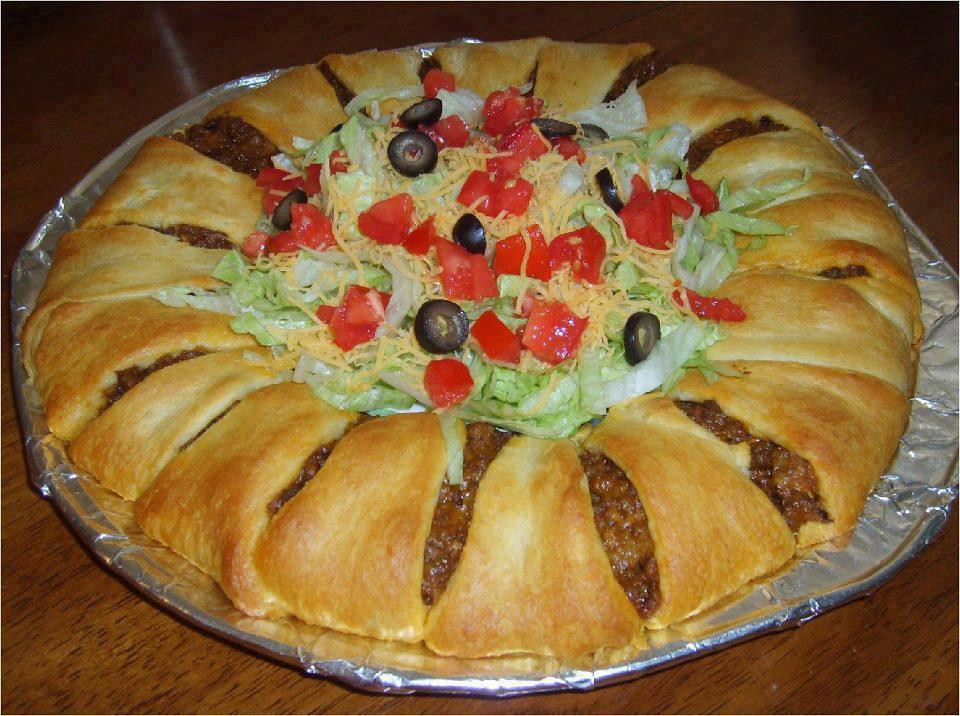Crescent Roll Dinner Recipes
 Now You Can Pin It Crescent Roll Taco Dinner