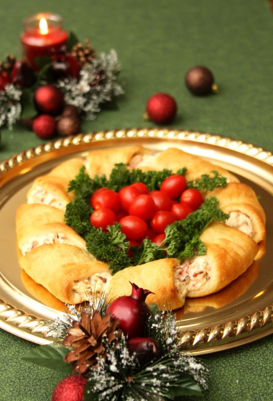 Crescent Rolls Appetizers
 Christmas Wreath Crescent Rolls Appetizer Recipes Just